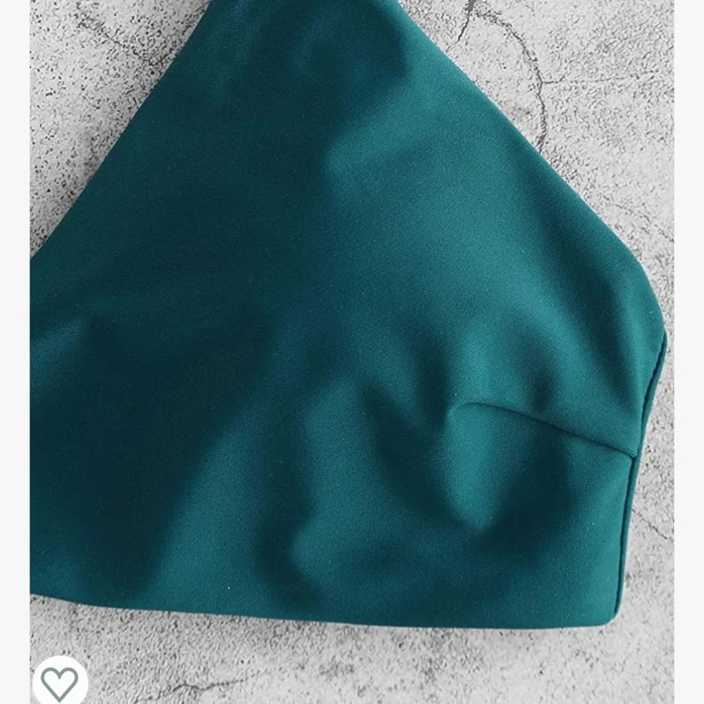 NEW Bikini Set Top Bottoms Small Palm Leaf - Picture 3 of 4